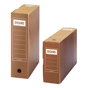 DOHE CAJA ARCHIVO PP FOLIO MARRON 50-PACK 09199